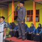 Anggota DPRD Tebo Edi Hartono, S.Pd.I memimpin langsung Upacara Bendera di hari Sumpah Pemuda 28 Oktober 2024