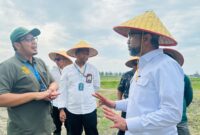 Rombongan Kemenko Bidang Pangan mengunjungi area pengolahan ikan milik Regal Springs Indonesia, Rabu (22/1/2025).